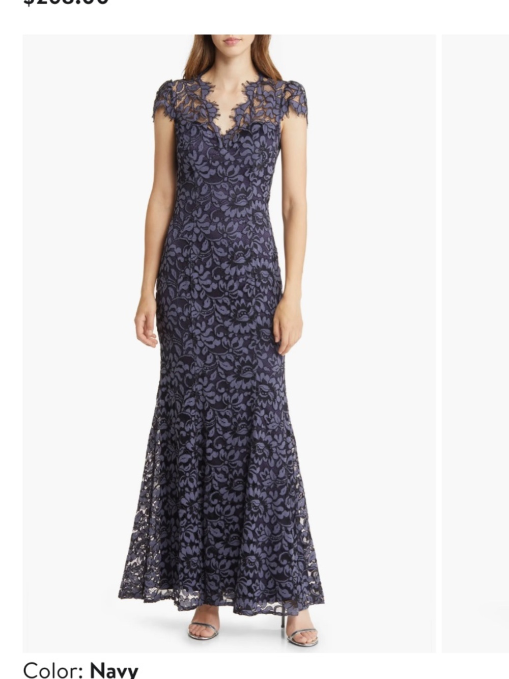 Eliza J size 8 new with tag blue lace mother of the bride